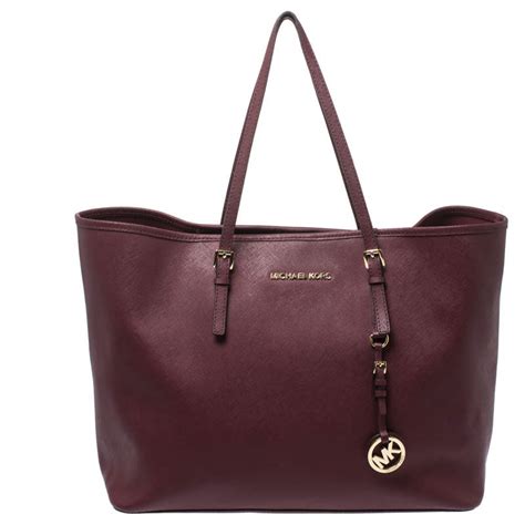 michael kors jet set burgundy|Michael Kors clothing.